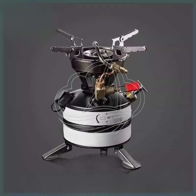 Outdoor Camping Stove - 올인원 휴대용 캠핑 스토브 키트, 야외