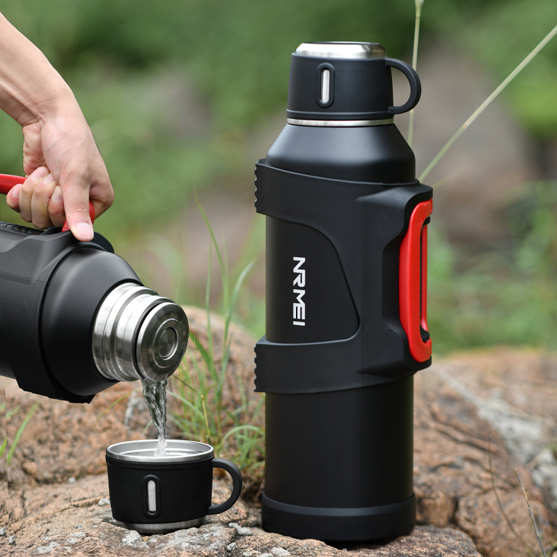 Outdoor Camping Water Filter - 스테인리스 스틸 보온병 차 필터 포함