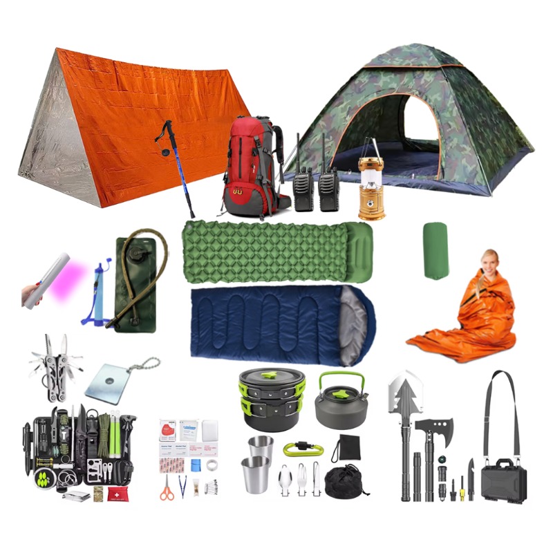 Outdoor Camping Sleeping Bag - 맞춤형 2~3인용 전문 야외 생존 장비