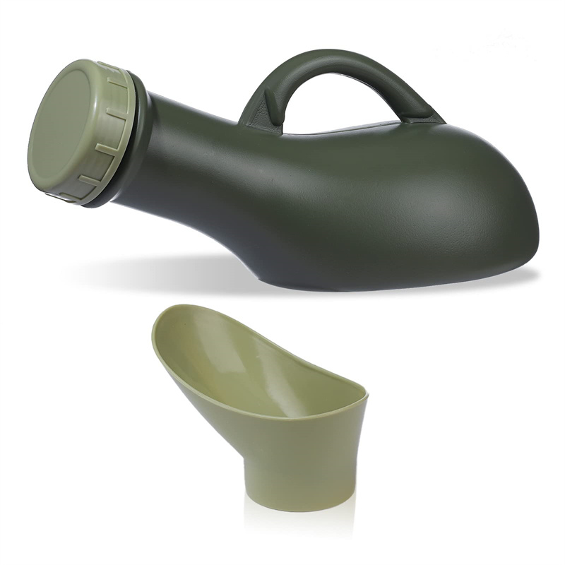 Outdoor Camping Urinal - 뚜껑이 달린 휴대용 소변, 누출 방지