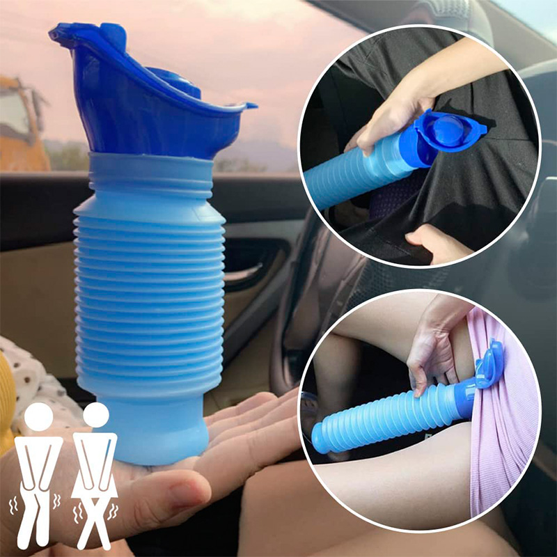 Outdoor Camping Urinal - 750ml 휴대용 성인 소변기 야외 캠핑