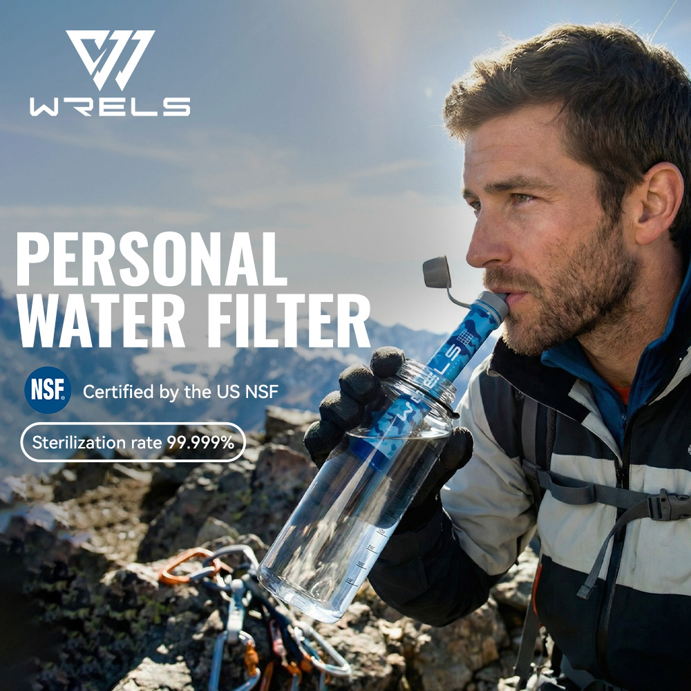 Outdoor Camping Water Filter - WRELS 야외 휴대용 정수 필터 세트