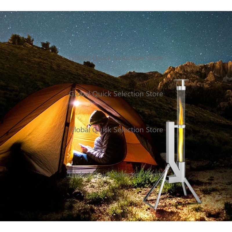 야외 캠핑용 펠릿 스토브 스테인리스 스틸 펠릿 스토브  - Outdoor Camping Stove 리뷰 및 가격