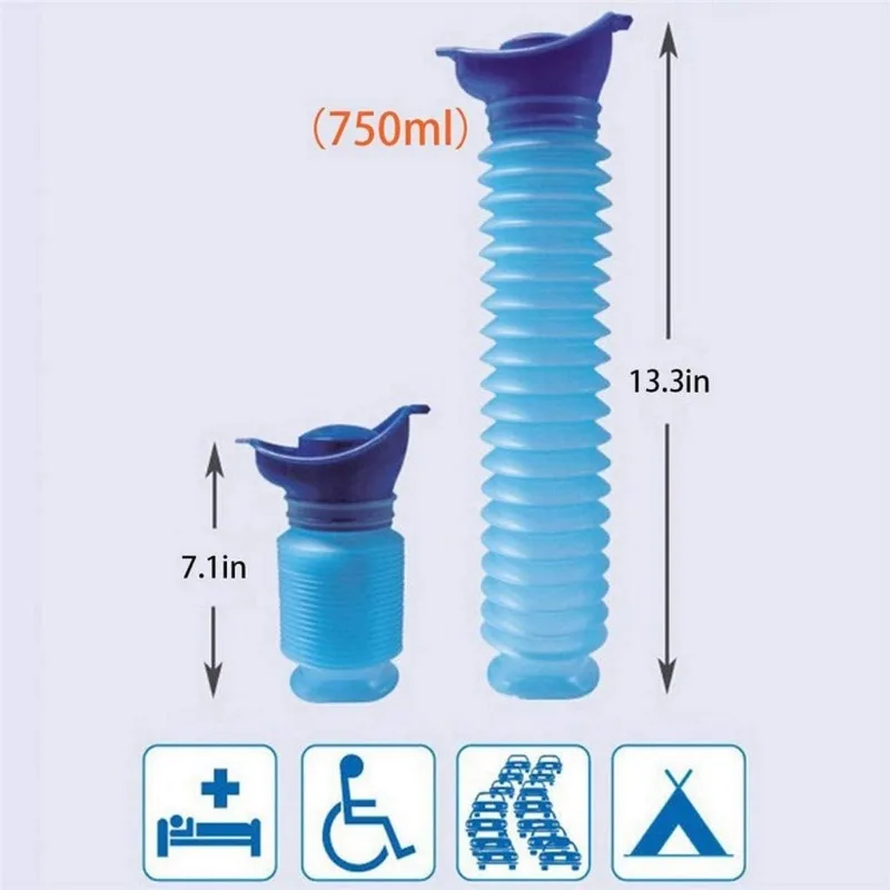 750ML 야외 휴대용 소변 주머니 여성 남성 어린이  - Outdoor Camping Urinal 리뷰 및 가격