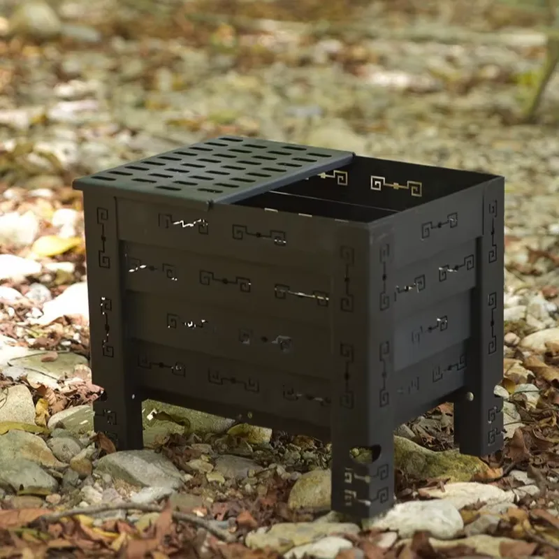 다기능 캠핑 장작 난로, 접이식 휴대용, 야외 캠핑 및 - Outdoor Camping Stove 리뷰 및 가격