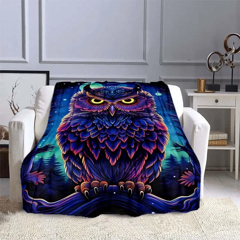 어린이 및 성인용 올빼미 패턴 담요, 따뜻한 부드러운  - Outdoor Camping Heated Blanket 리뷰 및 가격