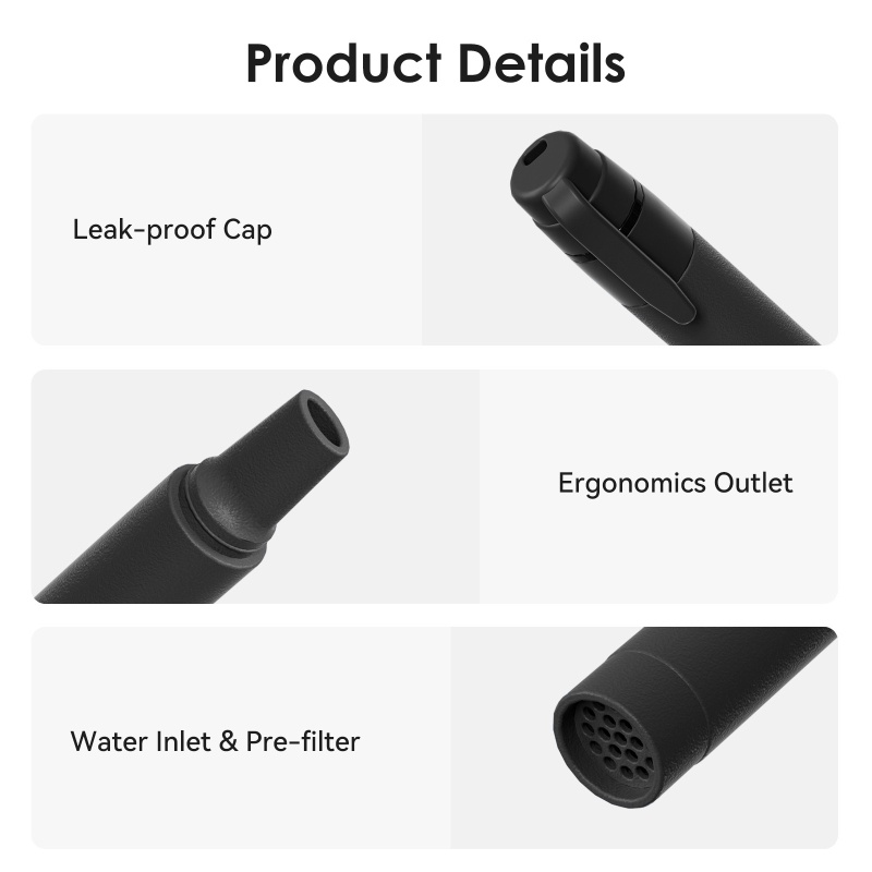물 필터 빨대 야외용 소형 물 여과 도구 휴대용 정수  - Outdoor Camping Water Filter 리뷰 및 가격