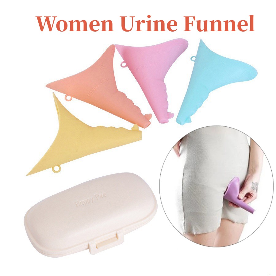 여성용 실리콘 소변 변기 깔때기 스탠드 업 소변 장치, - Outdoor Camping Urinal 리뷰 및 가격