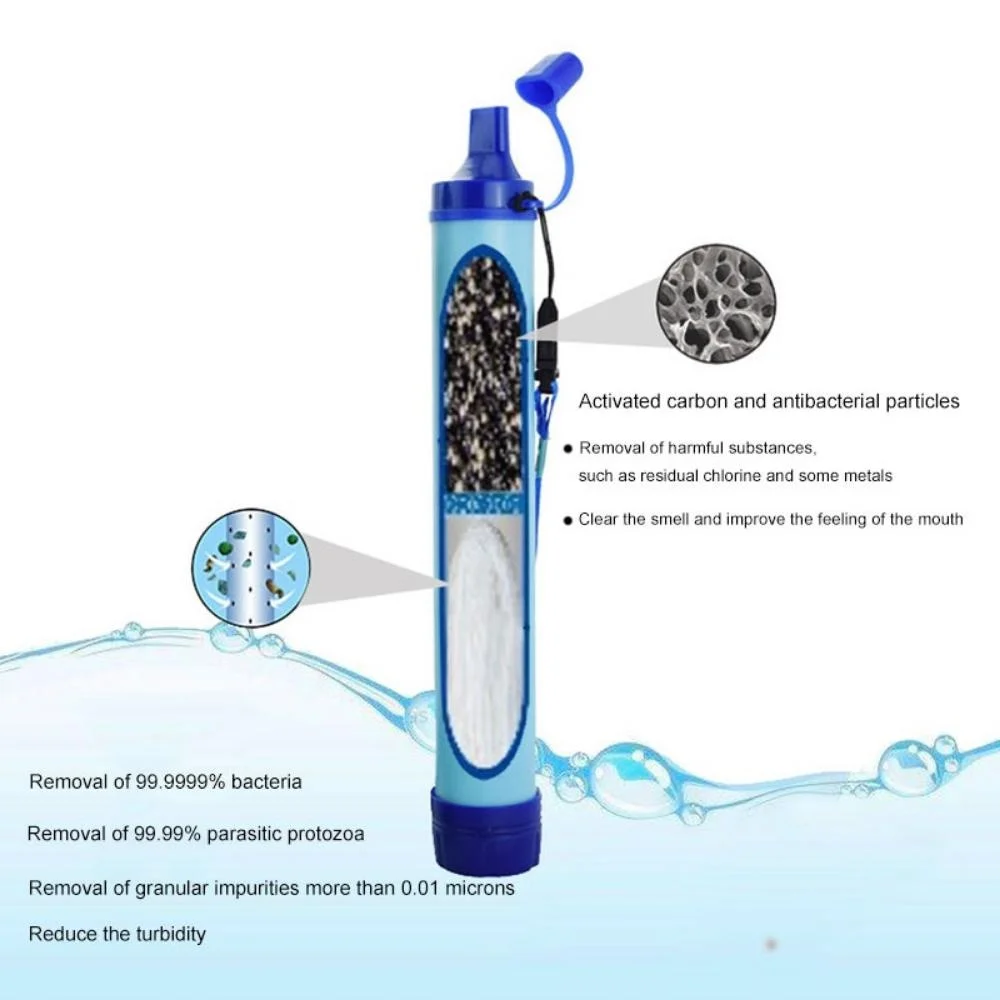 휴대용 야외 정수기 캠핑 하이킹 비상 생존 필터 휴대용 - Outdoor Camping Water Filter 리뷰 및 가격
