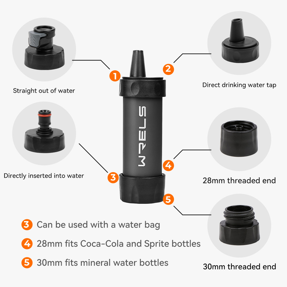 WERLS 하이킹 개인용 미니 정수 빨대 휴대용 야외  - Outdoor Camping Water Filter 리뷰 및 가격
