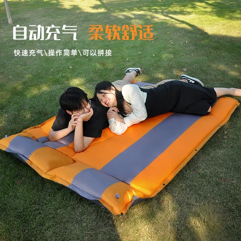 두꺼운 자동 팽창식 침대 대여 접이식 수면 매트 캠핑  - Outdoor Camping Rental 리뷰 및 가격