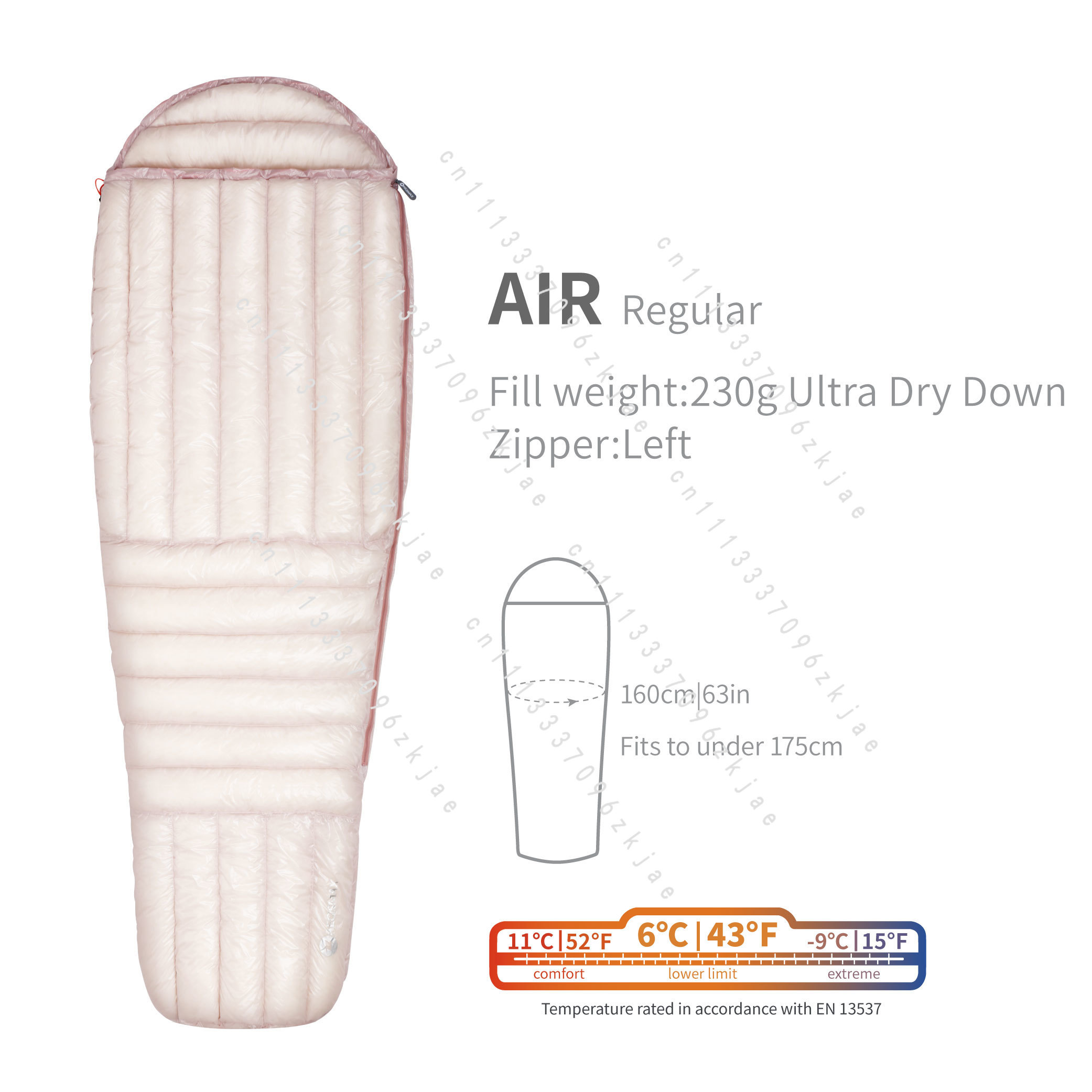 AIR 10D 800FP 울트라 드라이 다운 침낭 초경 - Outdoor Camping Sleeping Bag 리뷰 및 가격