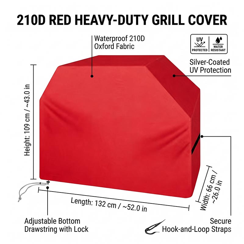210D 바베큐 커버 방진 방수 두꺼운 야외 그릴 후드 - Outdoor Camping Stove 리뷰 및 가격