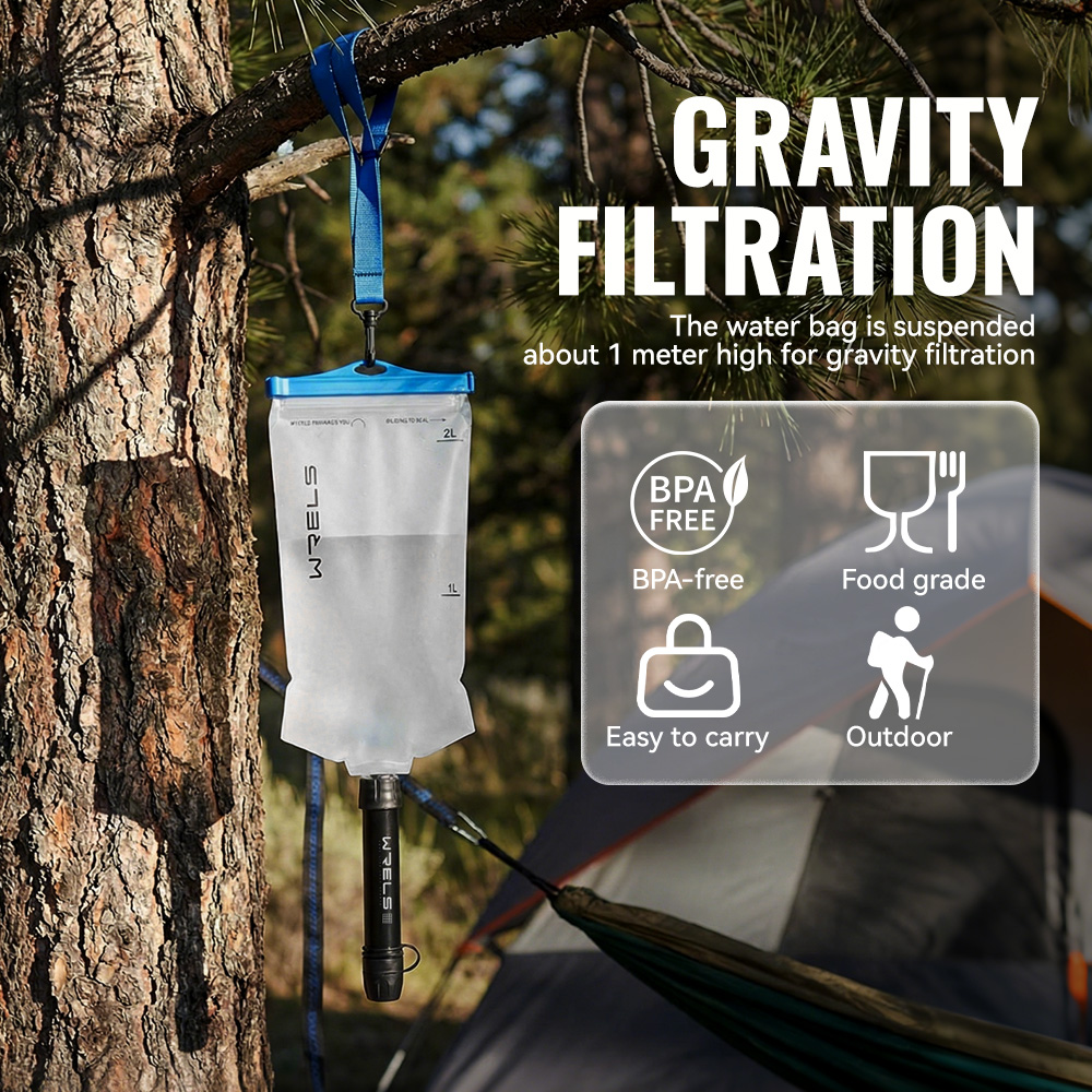 WRELS 야외 정수기 휴대용 직접 마시는 미니 정수  - Outdoor Camping Water Filter 리뷰 및 가격