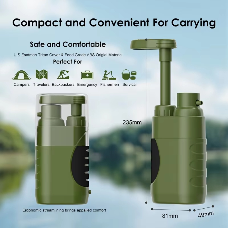 야외용 정수 필터 직접 마시는 휴대용 정수기 캠핑용 정 - Outdoor Camping Water Filter 리뷰 및 가격
