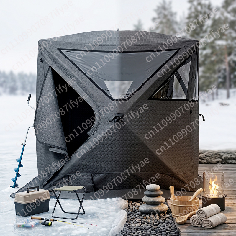 야외 사우나 얼음낚시 텐트, 휴대용 스팀 스티머, 방한 - Outdoor Camping In Winter 리뷰 및 가격