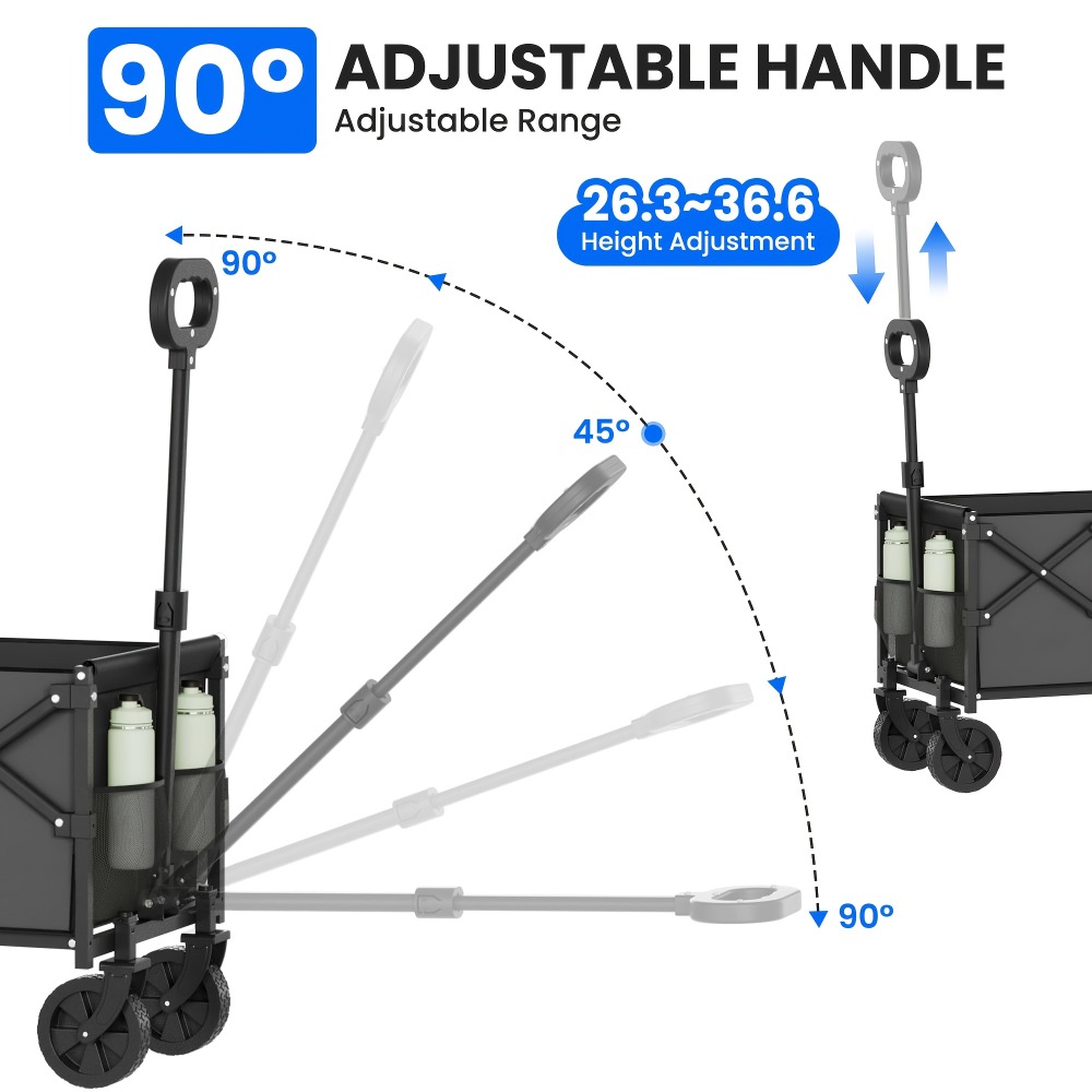 접이식 정원 카트, 360파운드 용량, 휴대용 바퀴 달 - Outdoor Camping Shop 리뷰 및 가격