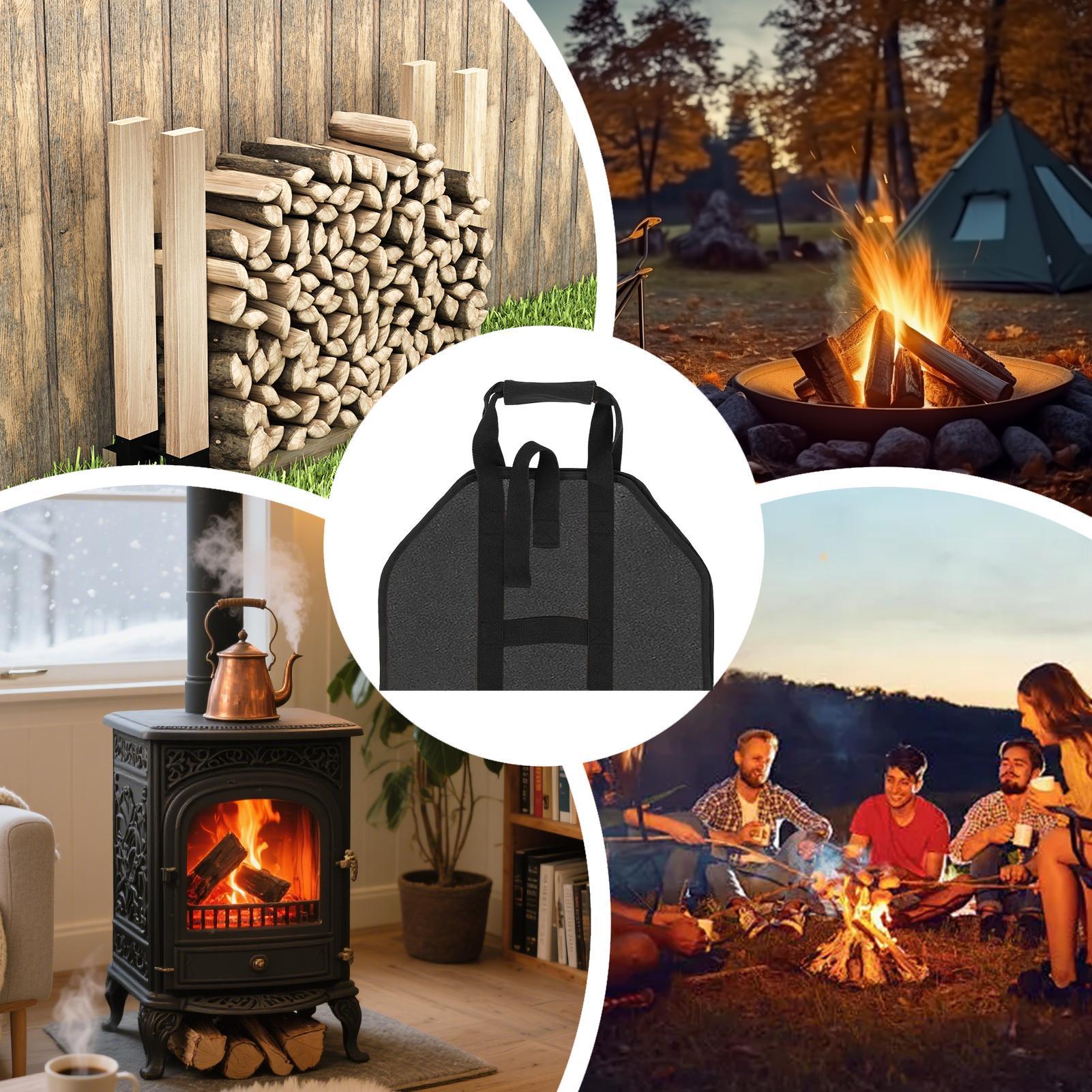 대형 휴대용 방수 장작 운반 가방 캠핑용 캔버스 장작  - Outdoor Camping Stove 리뷰 및 가격