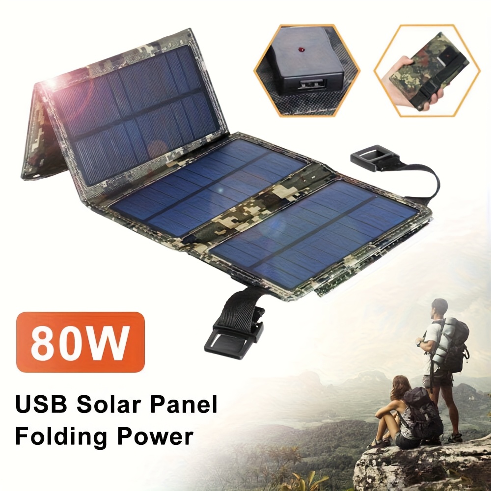 [태양광 패널] 80W 휴대용 접이식 태양광 패널 |  - Outdoor In Camping 리뷰 및 가격
