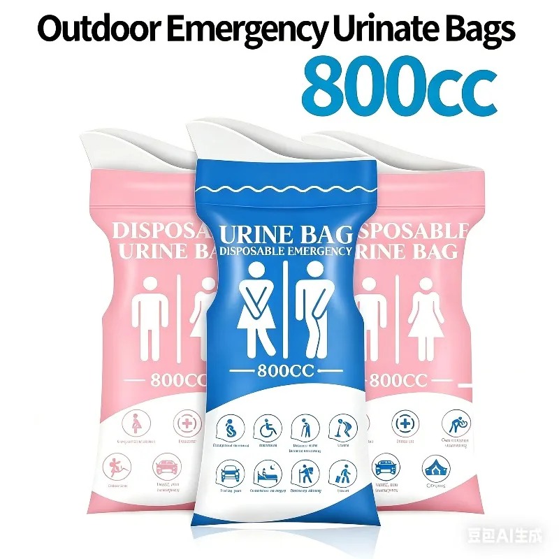 800ML 일회용 야외 응급 소변기 가방 남녀공용 누출 - Outdoor Camping Urinal 리뷰 및 가격