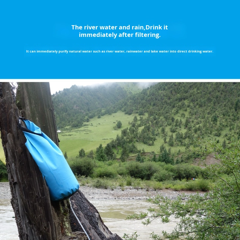 휴대용 야외 캠핑 정수기 개인 중력 비상 재난 구호 필 - Outdoor Camping Water Filter 리뷰 및 가격