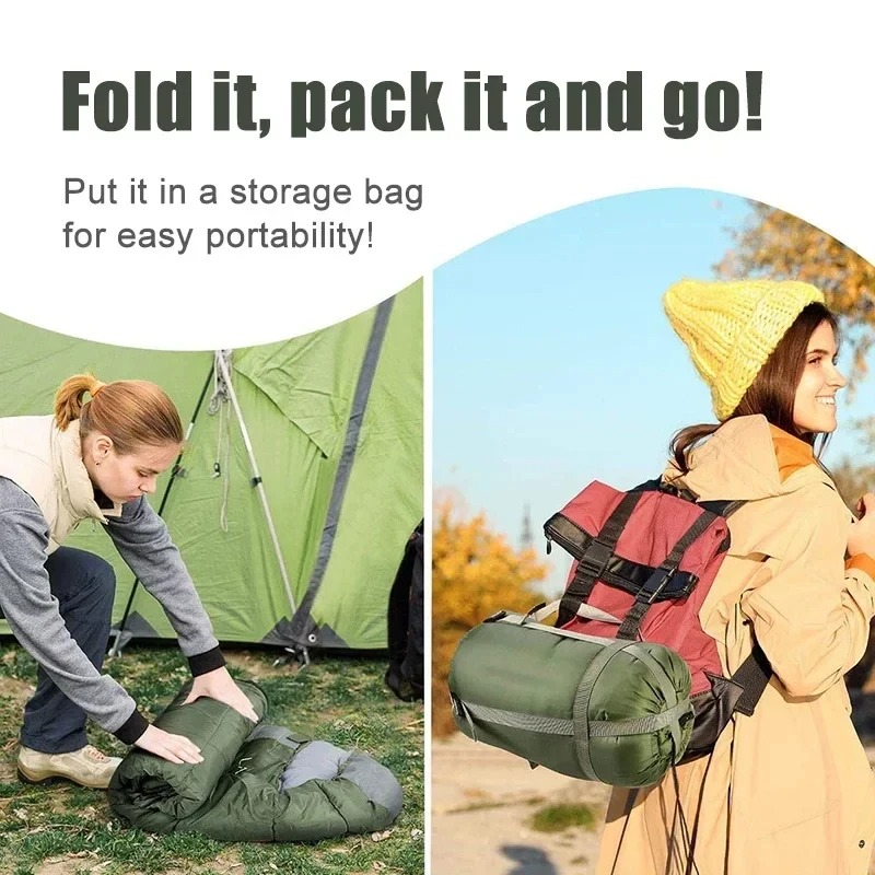 캠핑 침낭 경량 4계절용 따뜻한 엔벨로프형 백패킹 아웃 - Outdoor Camping Sleeping Bag 리뷰 및 가격