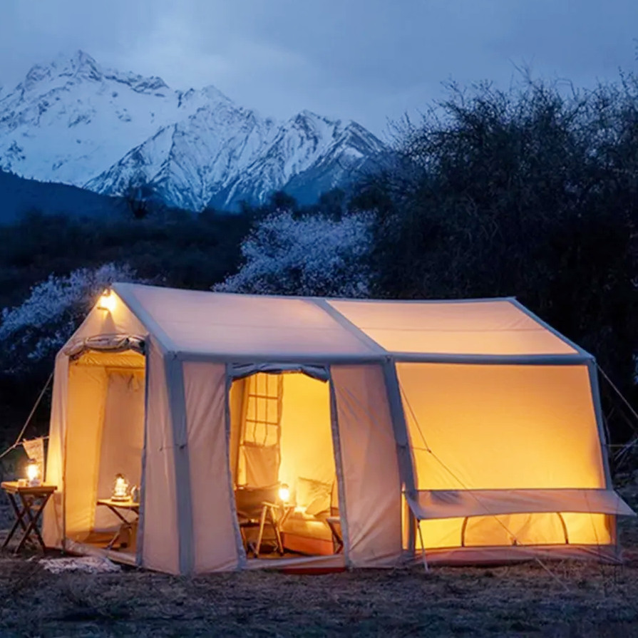 두 개의 방과 하나의 홀이 있는 중국산 야외용 풍선 캠 - Outdoor Camping Australia 리뷰 및 가격