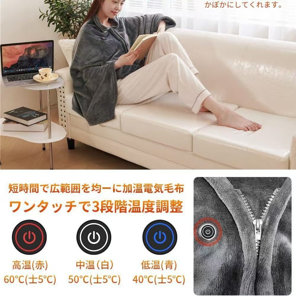 2025년 신제품 USB 가열 숄 블랭킷, 야외 캠핑  - Outdoor Camping Heated Blanket 리뷰 및 가격