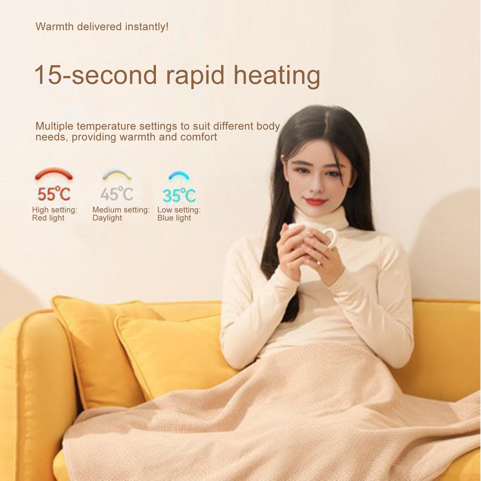 USB 가열 담요 자동 꺼짐 기능 USB 온열 숄 3단 - Outdoor Camping Heated Blanket 리뷰 및 가격