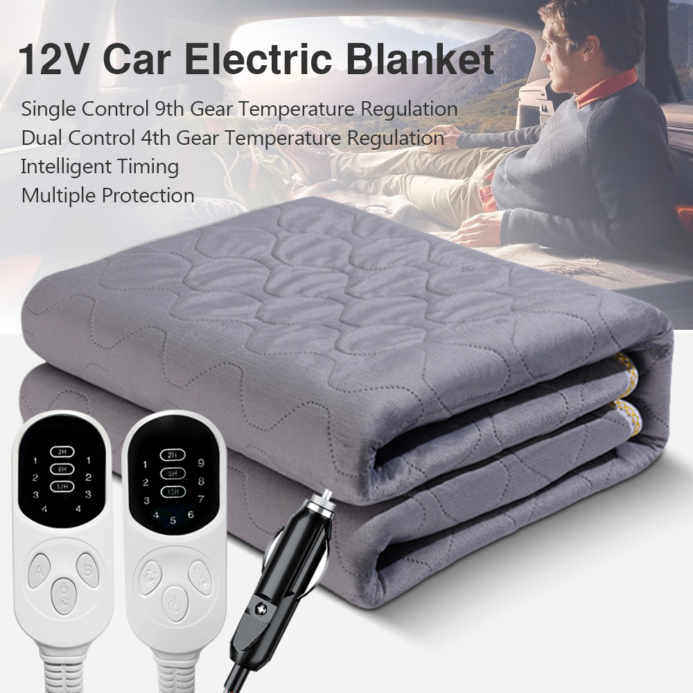 12V 자동차 전기 담요 난방 레벨 조절 가능 여행용  - Outdoor Camping Heated Blanket 리뷰 및 가격