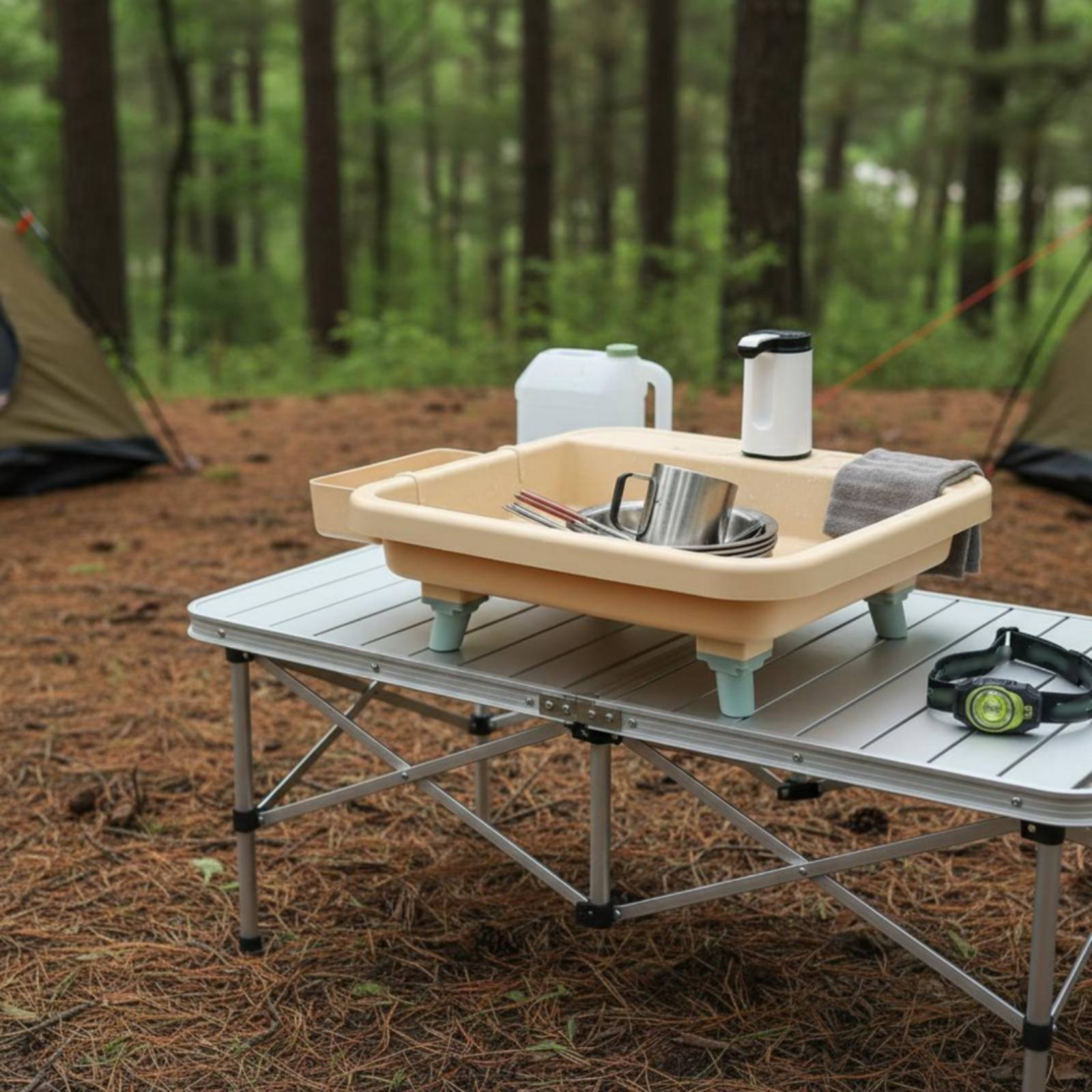 휴대용 손씻기 스테이션, 원터치 기능 캠핑용 세척 스테 - Outdoor In Camping 리뷰 및 가격