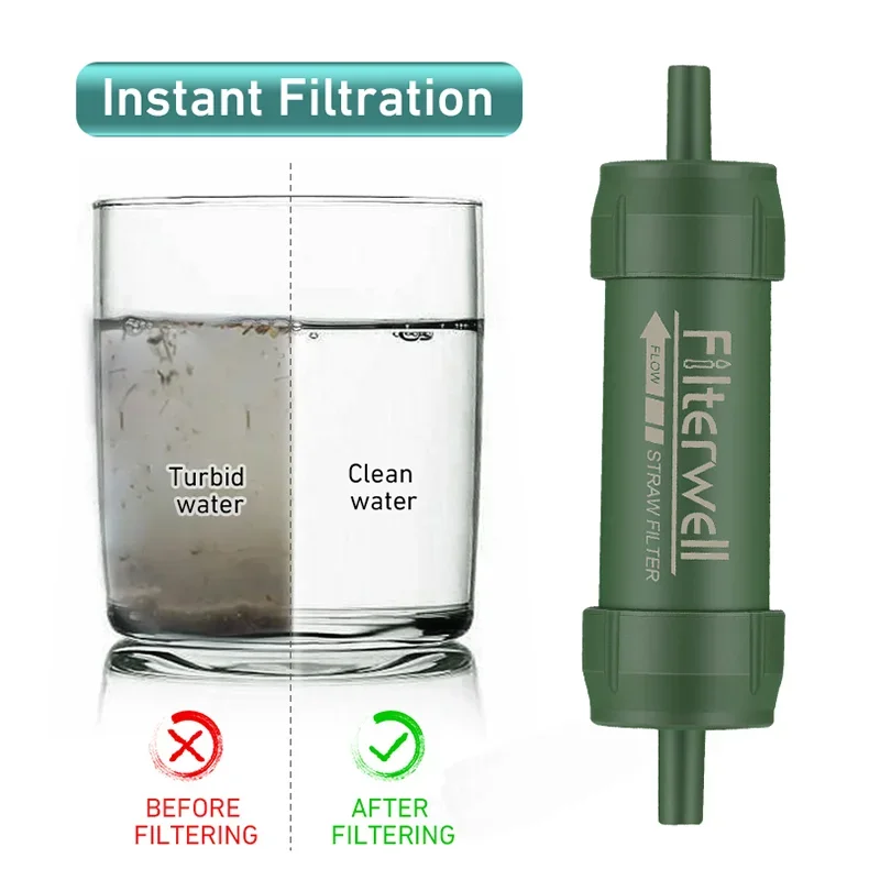 Westtune 야외 미니 워터 필터 밀짚 캠핑 정화  - Outdoor Camping Water Filter 리뷰 및 가격